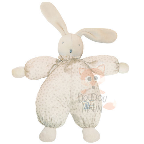  les douillettes peluche lapin gris argent 